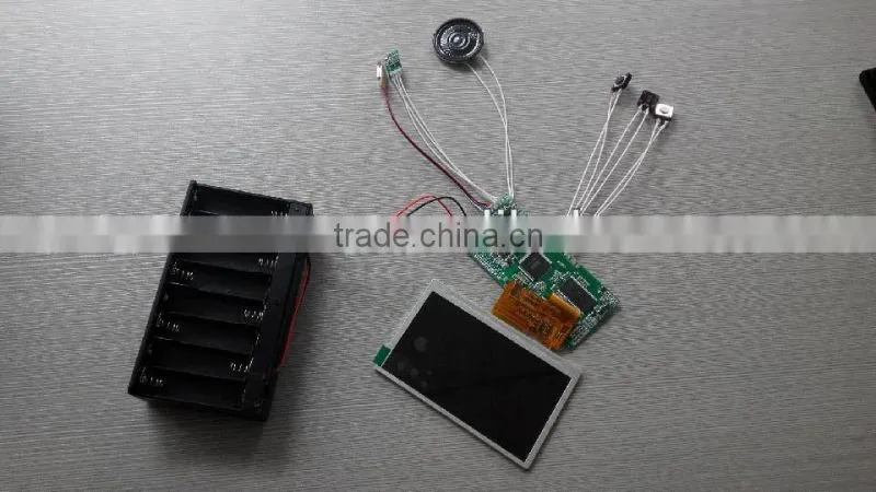 Newest 4.3 inch LCD video module for greeting cards