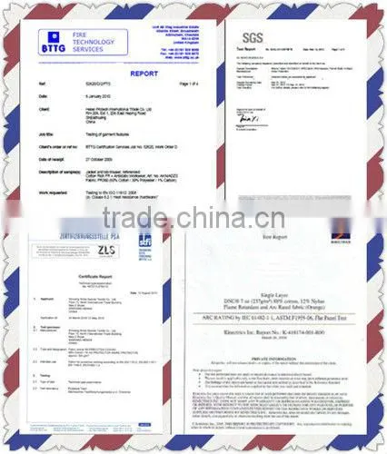 flame retardant 60% cotton 40% polyester fabric for workwear