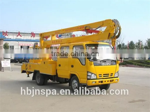 best price truck with crane Dongfeng15M aerial platform truck
