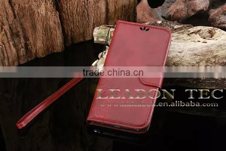 new for samsung galaxy s6 edge case with card slot book wallet flip leather case cover, wallet case for samsung galaxy s6 edge