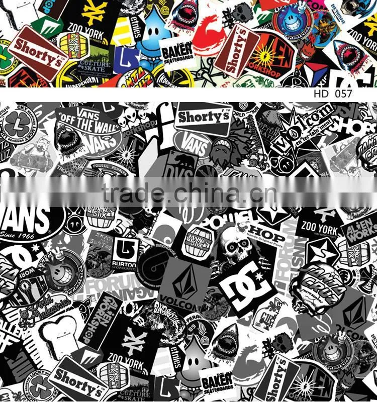 HD-055 High Quality Printing Sticker Bomb Car Body Sticker Paper