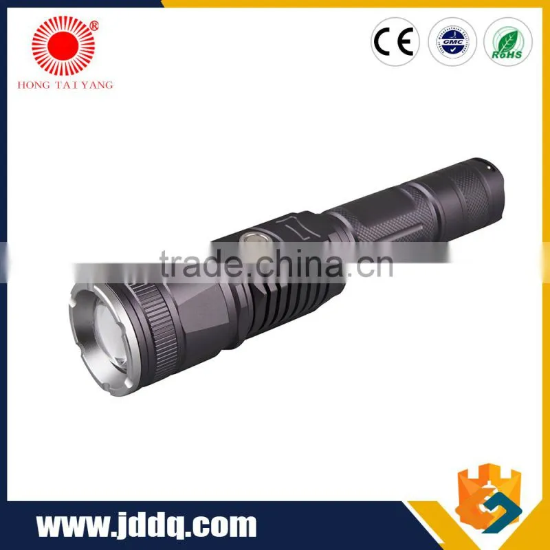 2016 Ningbo Newest design Aluminium-Alloy Wholesale Colorful High Power USB Torch