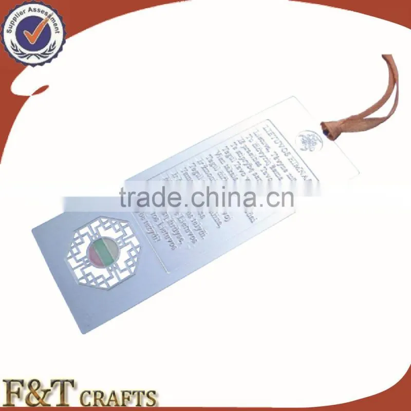 High quality custom fashion metal bookmark clip/korean bookmark/metal bookmark clip