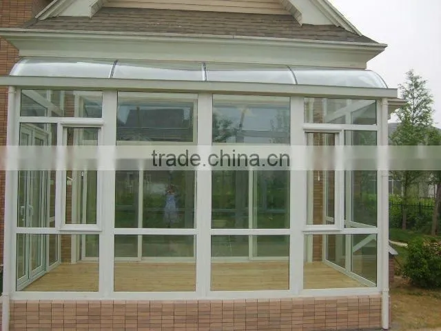 hot sell aluminum sunrooms glass houses made of glass