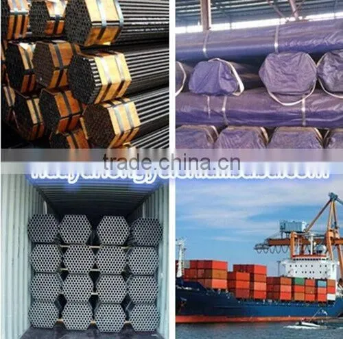 Made in China building materials round seamless steel pipe with low price