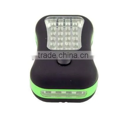 24+4 led magnetic hanging pockets work light with torch