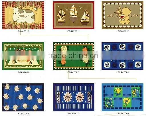 prayer mat colorful pattern decorative printed nylon prayer mat with latex backing