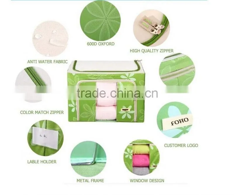 YIWU RODA 100% Oxford fabric durable water-proof foldable storage box