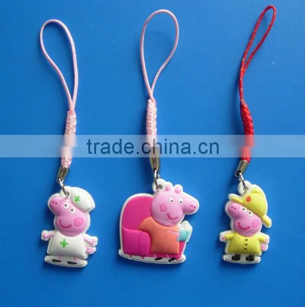 popular Chinese made custom mobile phone charms for promotion