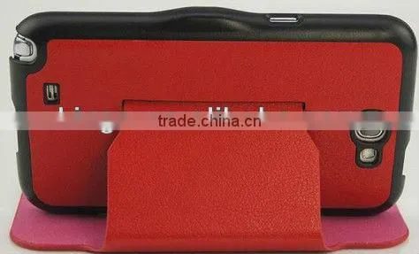 Wallet Leather Case For Samsung Galaxy Note2