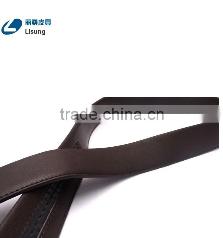 Luxury Automatic Buckle Adjustable Leather Belt Without Holes