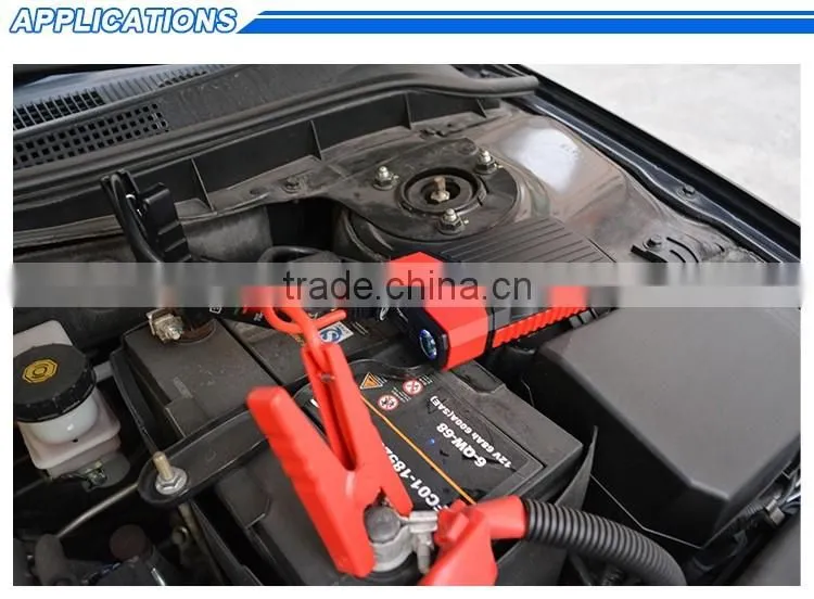 2016 Top Selling 12V 10000mAh Multifunction Car Jump Starter Tool
