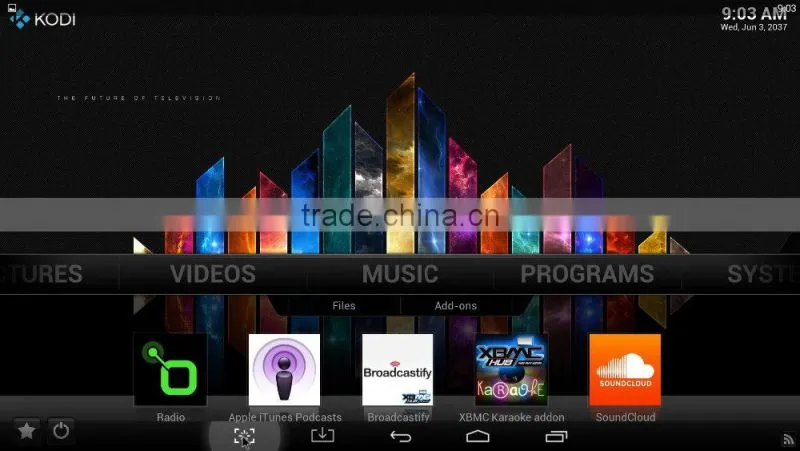 Android 5.0 OS streaming tv box with UHD 4K 60fps, 1G+8G 2.4G Wifi ,pre-installed of Kodi and many add-ons porn videos