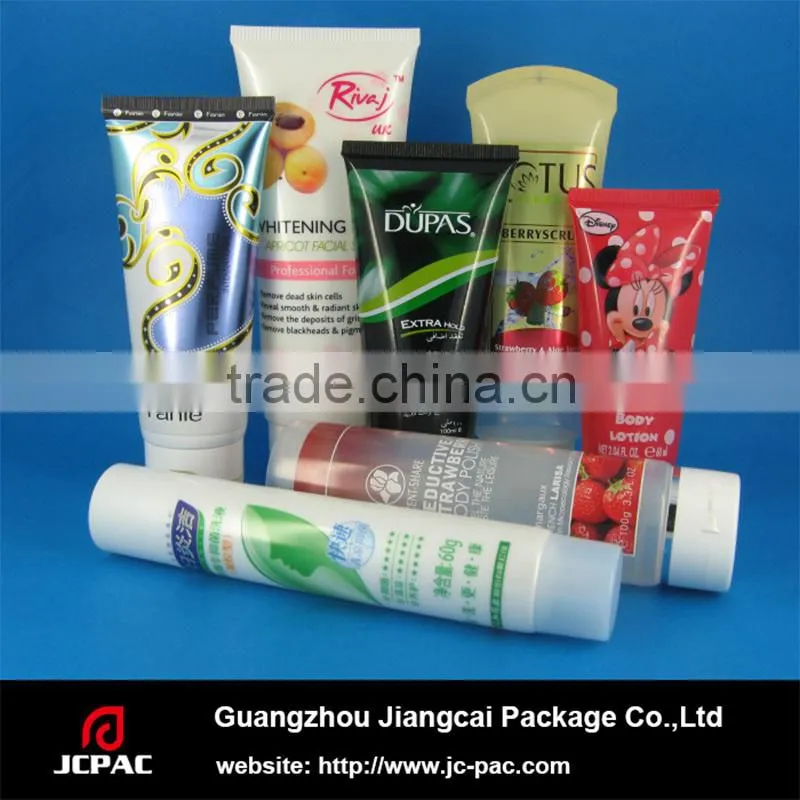 Plastic cosmetic tubes, Oval tube