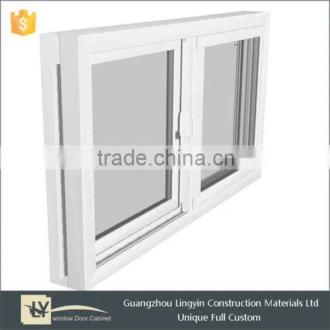 2015 Australian standard UPVC window display in showroom , factory in Gaungzhou