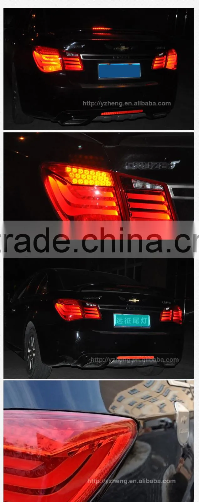 China Vland manufacturer car tail lamp led lamp for Cruze 2012