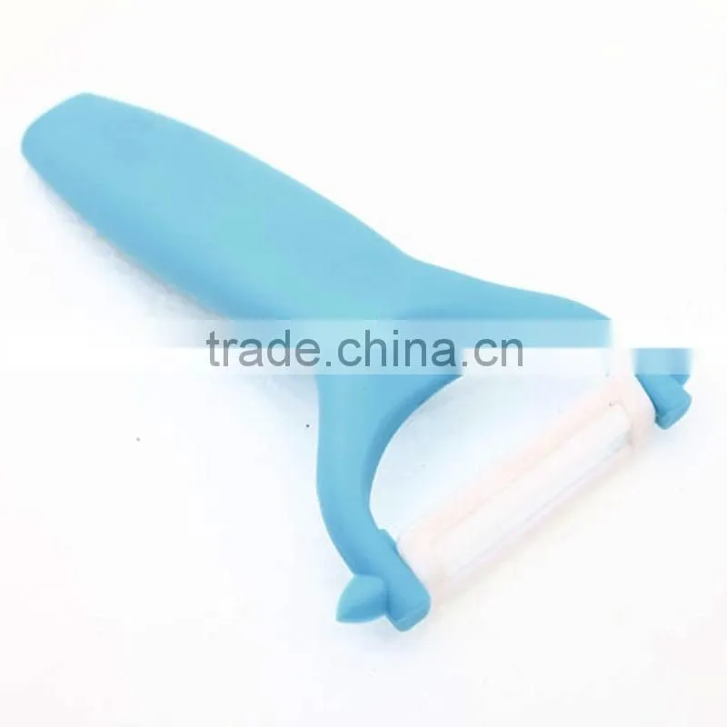 plastic ceramic vegetable parerwith TPR coating