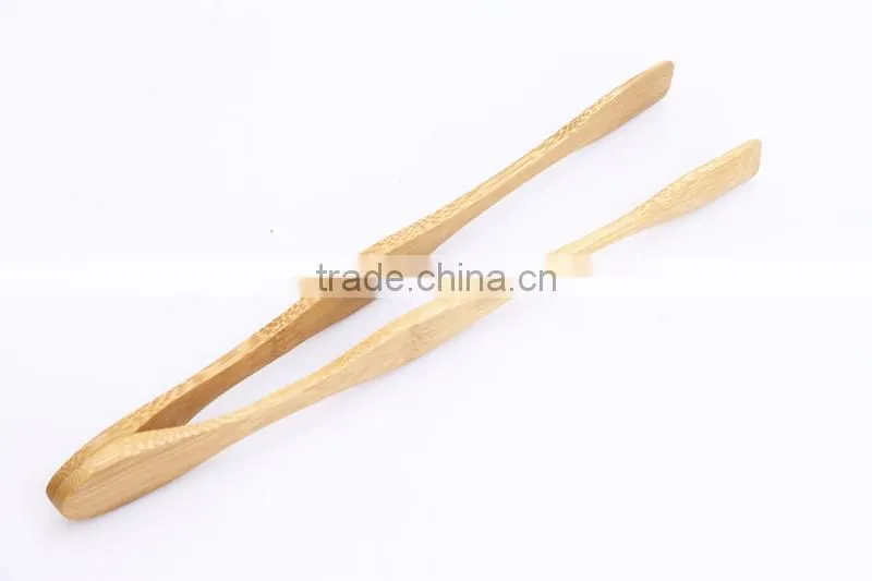 outdoor foldable bamboo fish meat tong