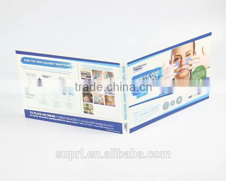 7" LCD video brochure components video card video book