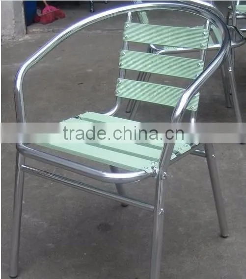 00 outdoor futniture colorful aluminum stacking garden dining chair YC001A