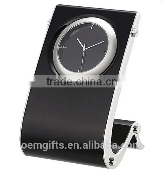 Promotion Zinc Alloy And Aluminium Alloy Designer Desk Clock