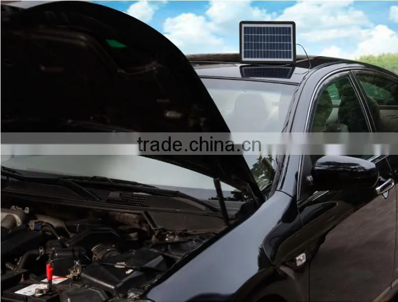 solar powered car auto boat motorcycle 18v battery maintainer trickle charger