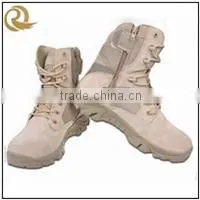 2015 Hot sale tan leather cheap delta force military combat boots