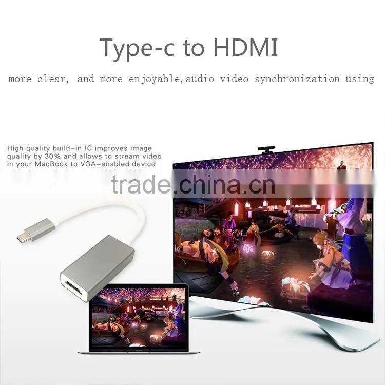 High Quality Usb Type C Converter Type-C Hdtv Adapter