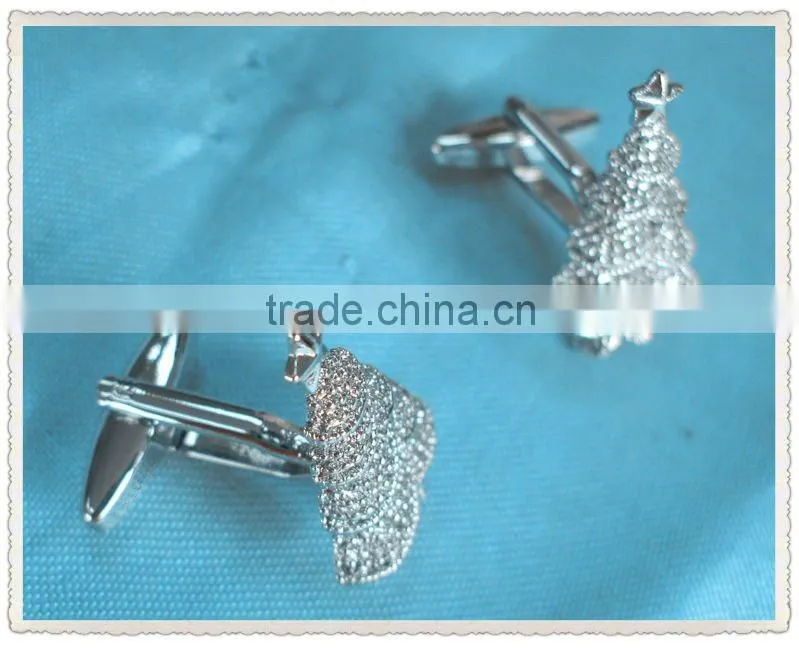 Plated zinc alloy high quality cuff links