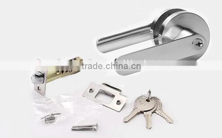 2016 New Tubular zinc alloy lever lock door lever lock lever door handle interior door latch types