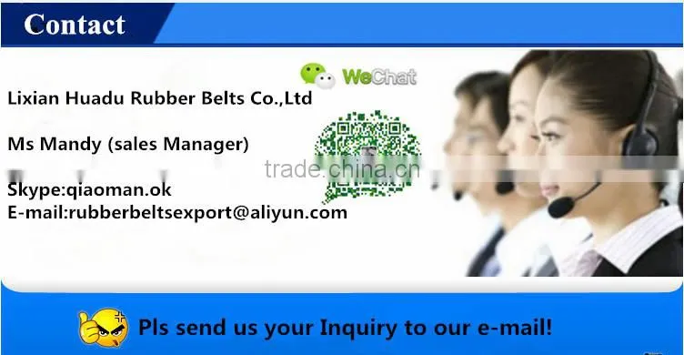 Figured rubber conveyor belts