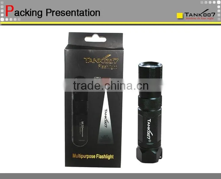 Tank007 M20 waterproof camping torch magnetic working flashlight