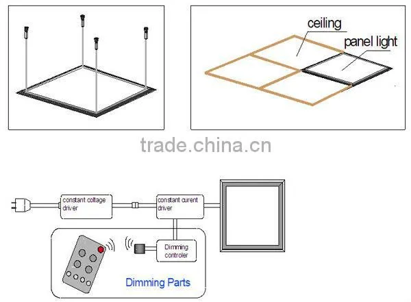 20W/30W/40W Dimmable LED Recessed Ceiling Panel Down Lights Bulb