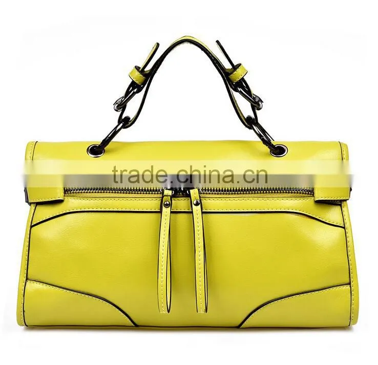 2016 tote leather bags woman lady handbag fashion genuine leather handbag