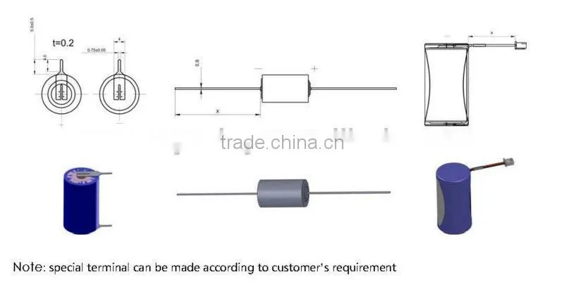 ER34615M battery,D size battery,D size spiral 3.6v lithium battery from Ramway
