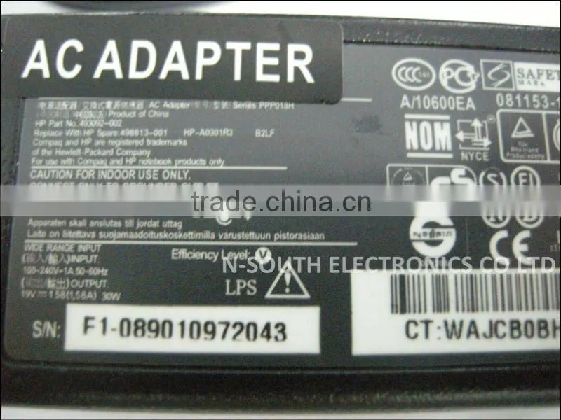 30W Replacement Laptop AC Adapter 19V 1.58A