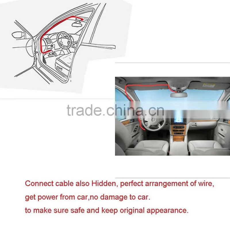 China best car DVR Vehicle Black box full hd 1080p Car camera hd dvr with wifi support APP