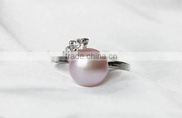 Freshwater pearl ring 925 silver freshwater pearl ring