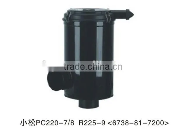 best quality Air filter assy PC220-7 6738-81-7200 for excavator engine parts