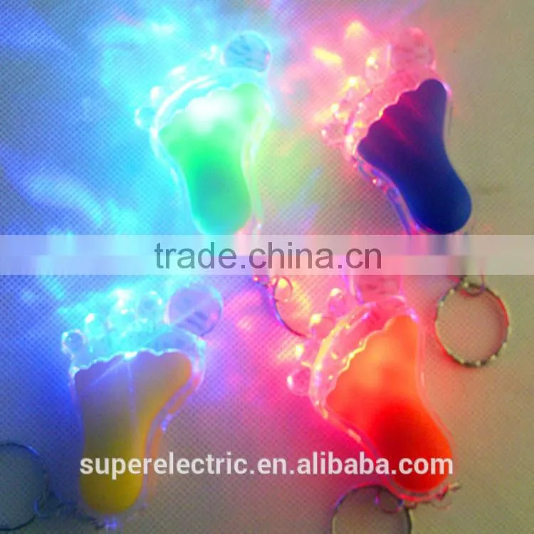 Made in china high quality hot custom made car shape led plastic key chain
