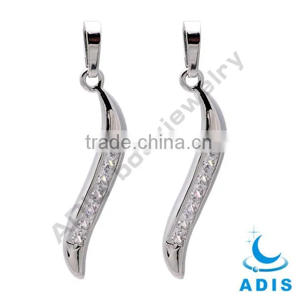 New Brass Charm Pendant Jewelry With Crystal