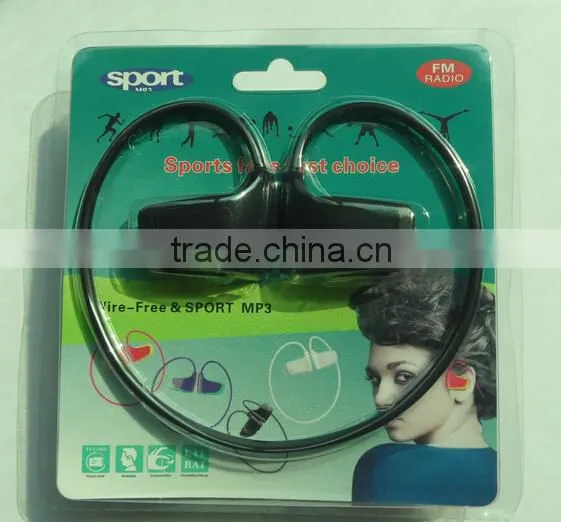 High quality fashion mp3 player 8gb sport mp3 headphone / headset with fm radio