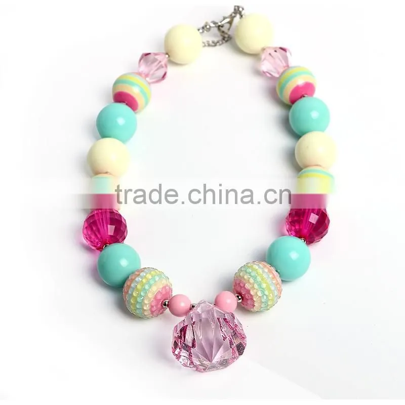 wholesale cheap necklaces for baby girls baby purple fashion necklace