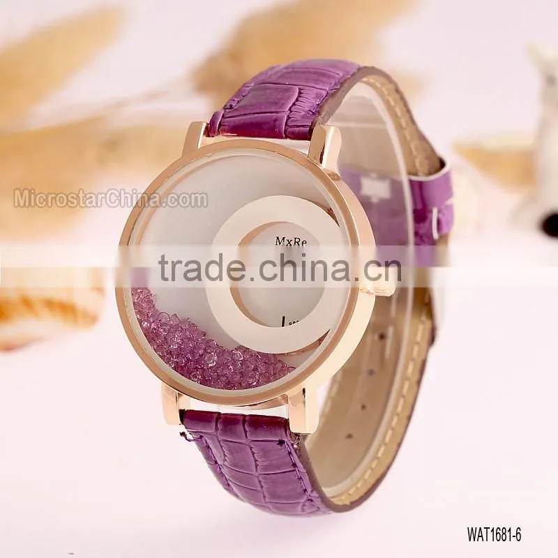 Elegant Factory Price Green Quicksand Watch