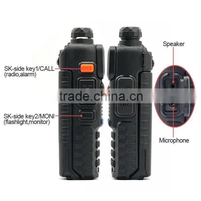 Red BaoFeng UV-5RE 136-174/400-480 MHz Dual-Band DTMF CTCSS DCS FM Ham Two Way Radio,VHF/UHF Ham Radio Dual Band 5W 128CH