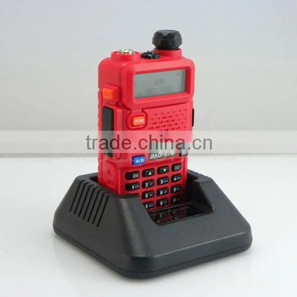 Red BaoFeng UV-5RE 136-174/400-480 MHz Dual-Band DTMF CTCSS DCS FM Ham Two Way Radio,VHF/UHF Ham Radio Dual Band 5W 128CH