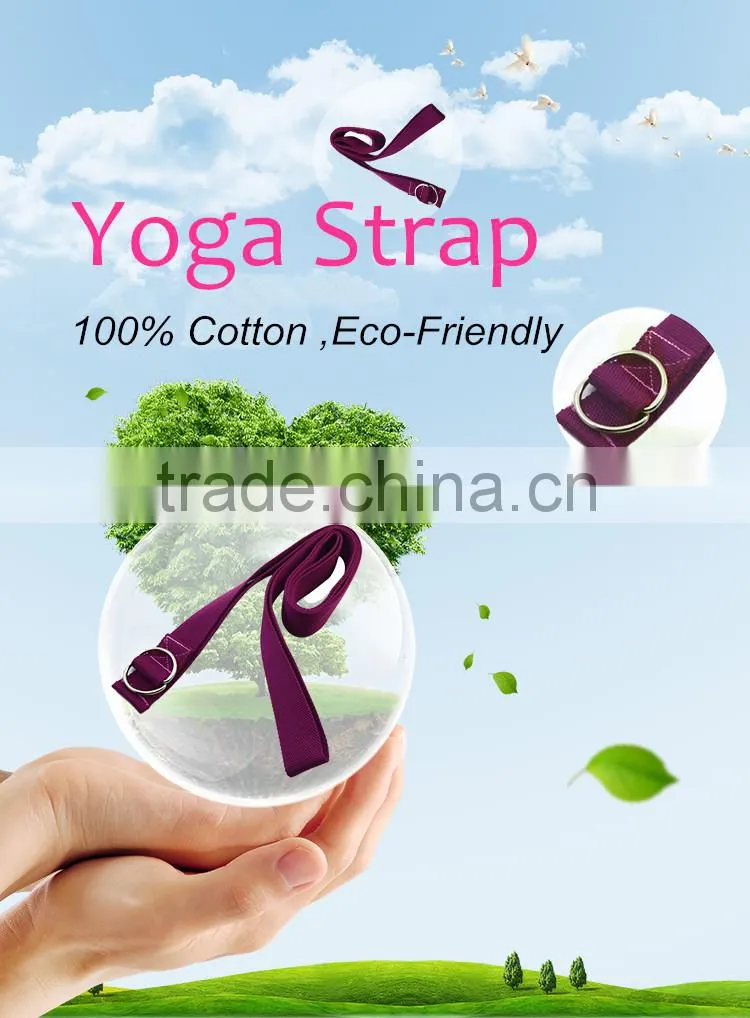 Eco & durable cotton yoga straps
