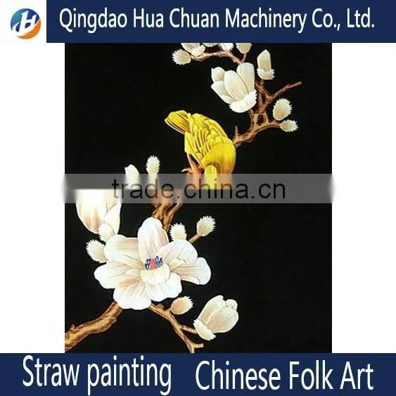Chinese folk straw painting, straw painting