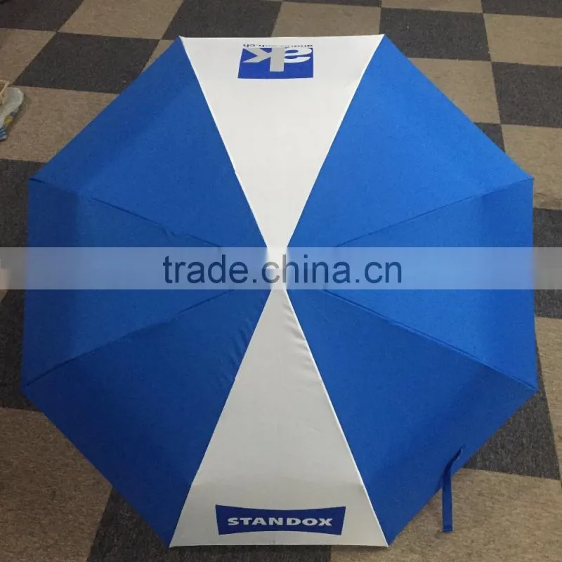 Logo Branding Automatic Open and Close Fold Umbrella