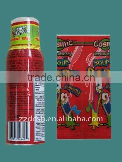 PET printed shrink label for bottles
